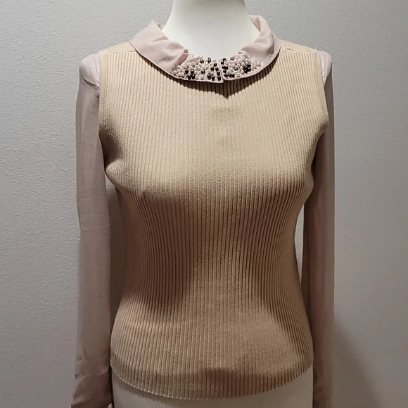 Vintage Brown Large Scoop Neck Sweater Vest Classic Casual Minimalist Streetwear - Picture 10 of 12